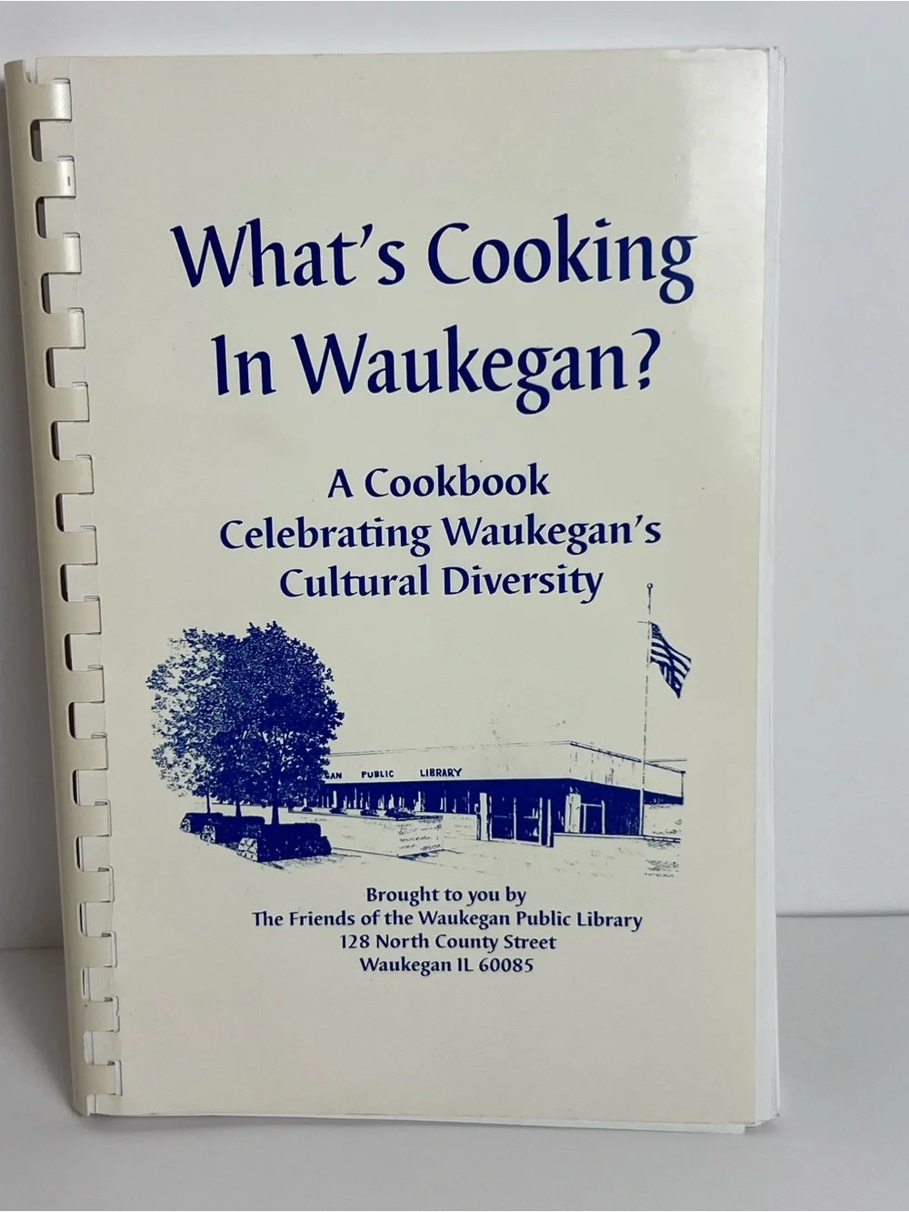 VTG Spiral Cookbook What’s Cooking In Waukegan Illinois Public Library